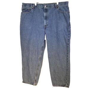 Levis 560 Jeans Mens 46x30 (46x29) Blue Medium Wash Relaxed Tapered Leg Denim